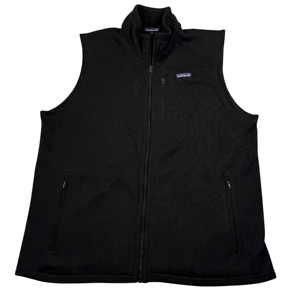 Patagonia Better Sweater Fleece Vest Mens XXL‎ Black Full Zip Gorpcore 25882